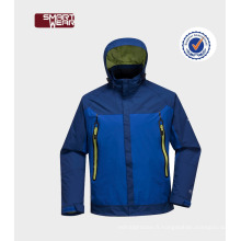 Veste de ski imperméable respirante extérieure imperméable adaptée aux besoins du client des hommes